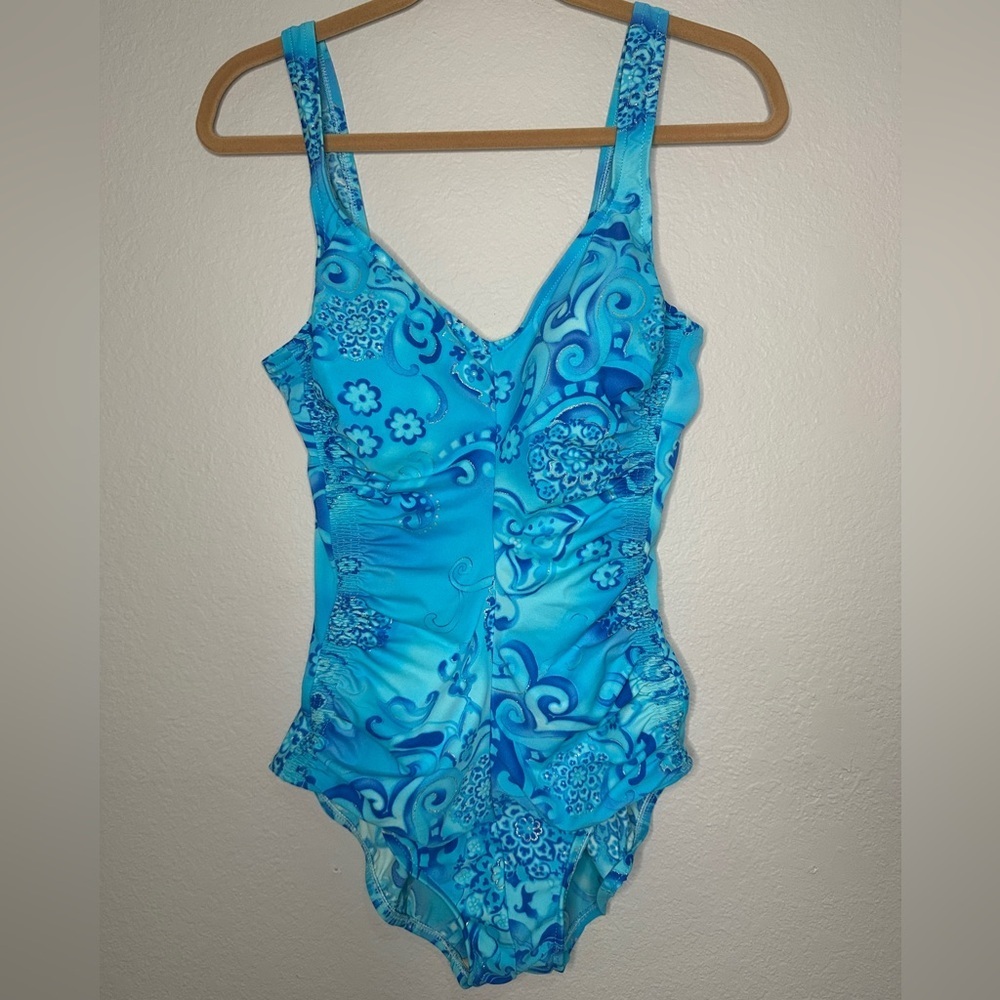 Maxine One Piece Tummy Control Swimsuit Women’s Size 16